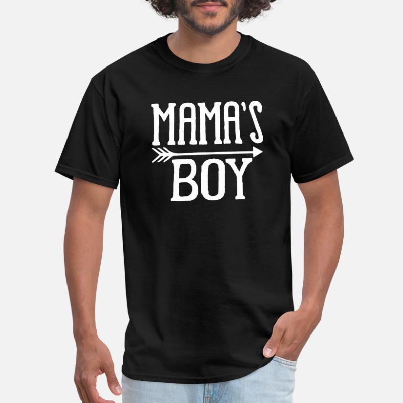 mama's boy baby shirt